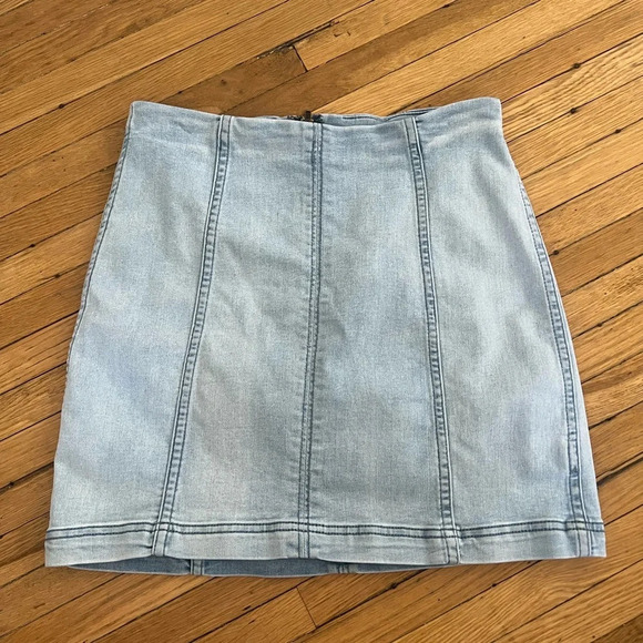 Free People Modern Femme Denim Mini Skirt | US 10 - Picture 4 of 5